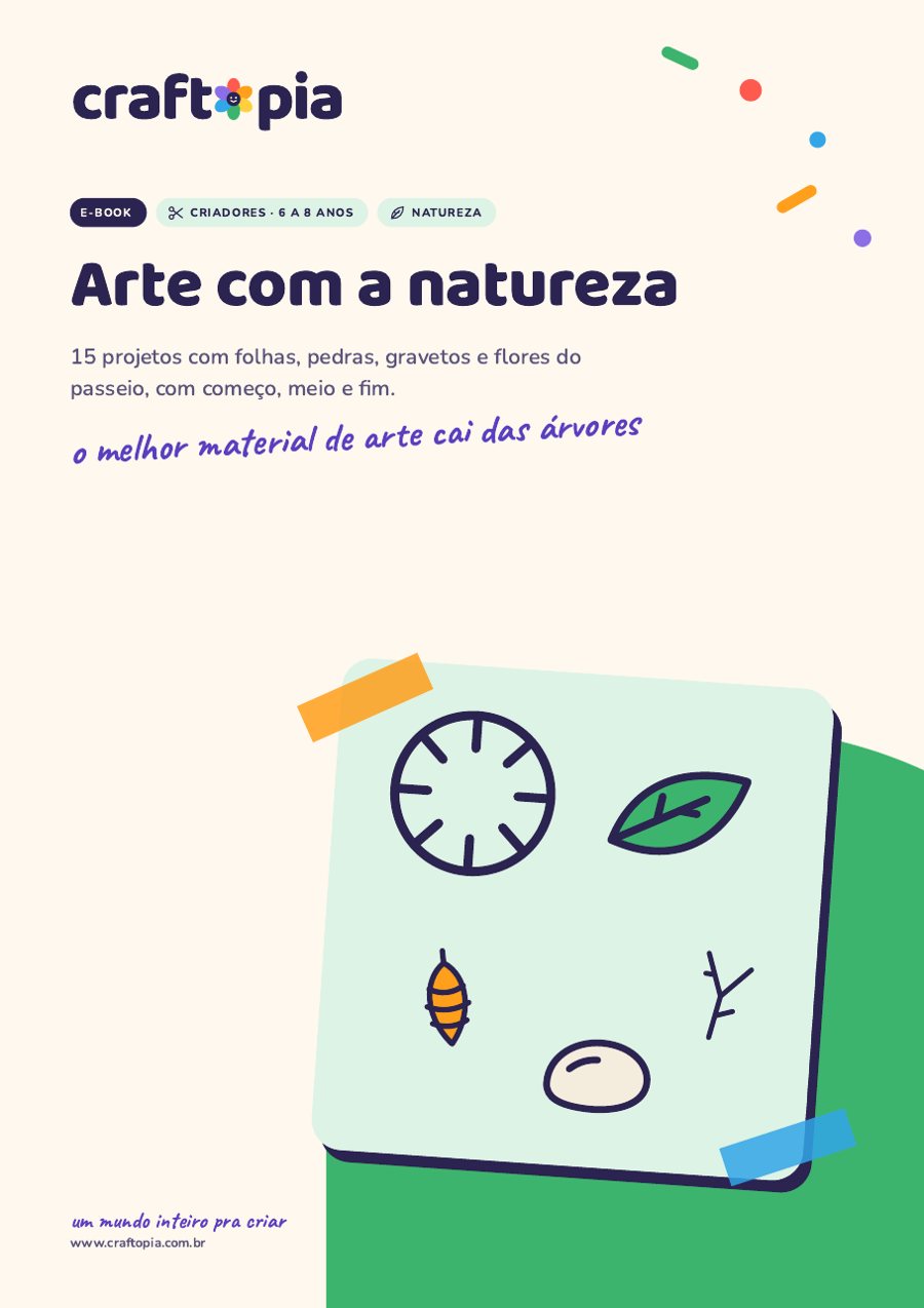 Capa de Arte com a natureza para criadores