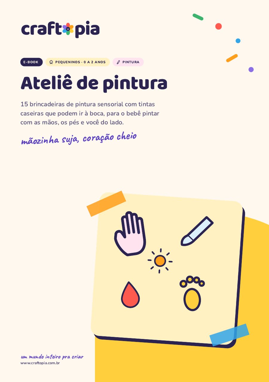 Página 1 de amostra de Ateliê de pintura para pequeninos