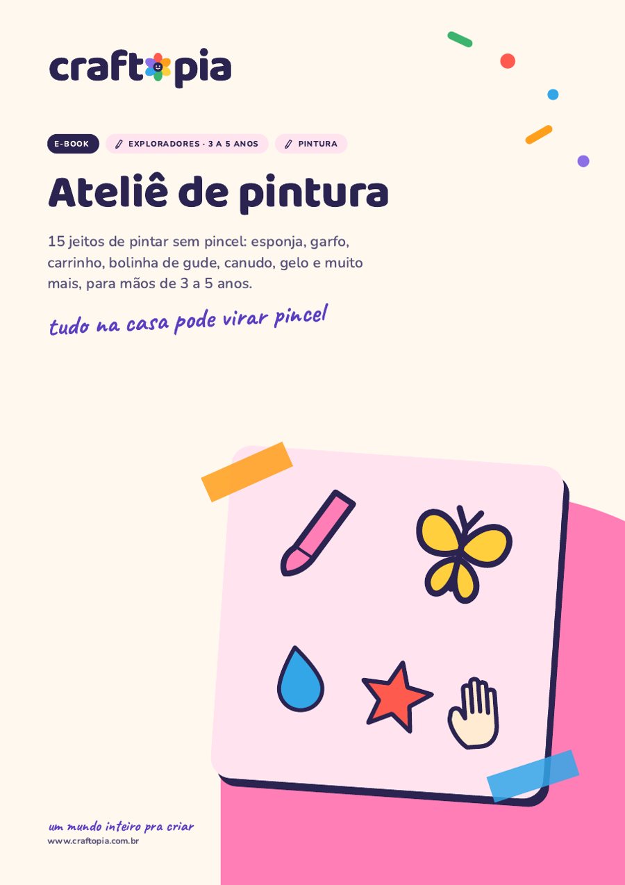 Página 1 de amostra de Ateliê de pintura para exploradores
