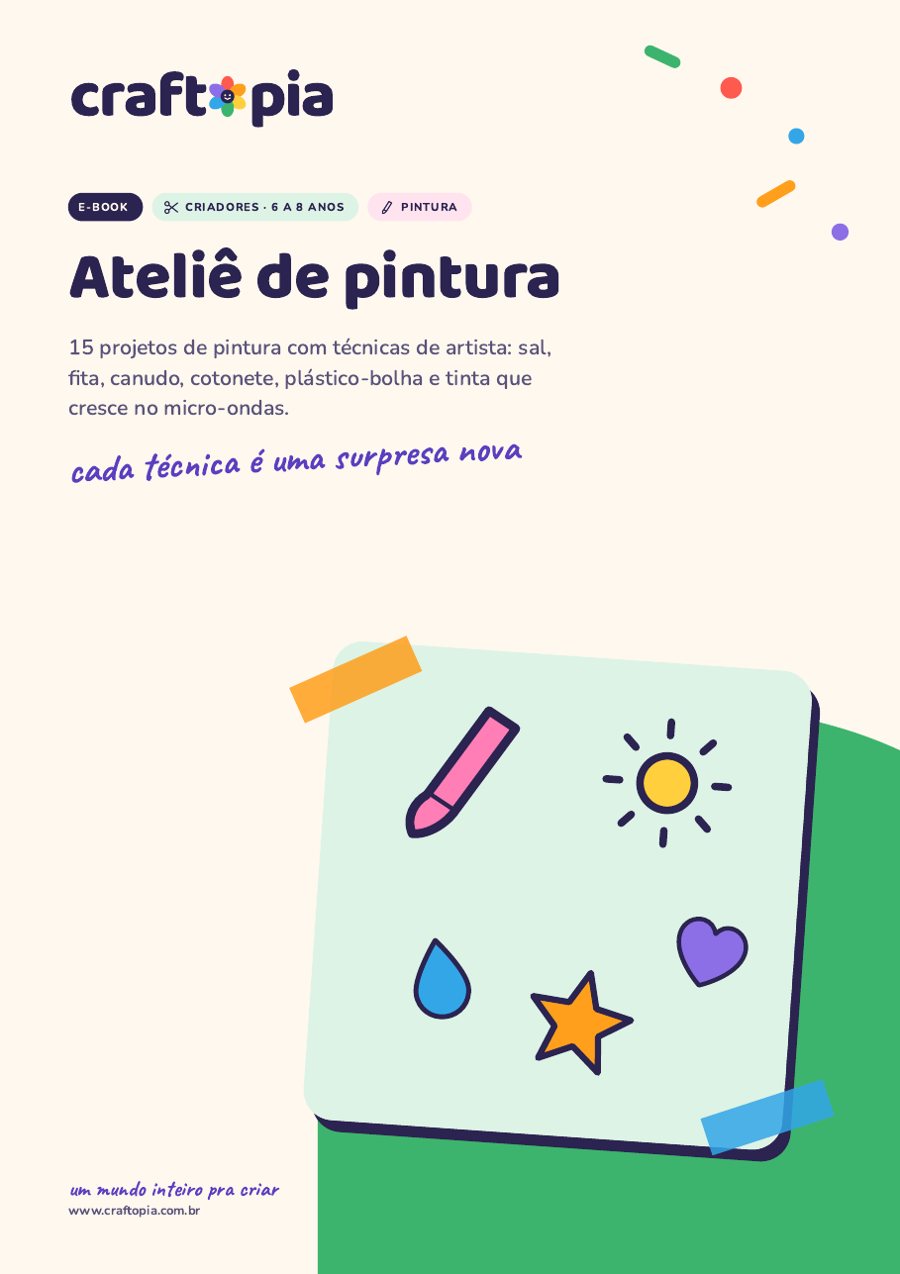Página 1 de amostra de Ateliê de pintura para criadores