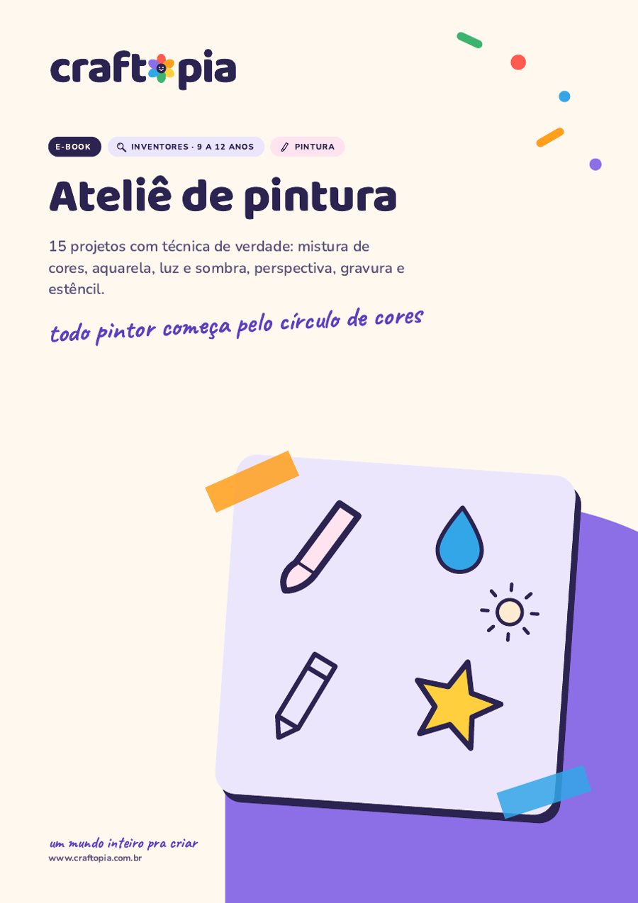 Página 1 de amostra de Ateliê de pintura para inventores