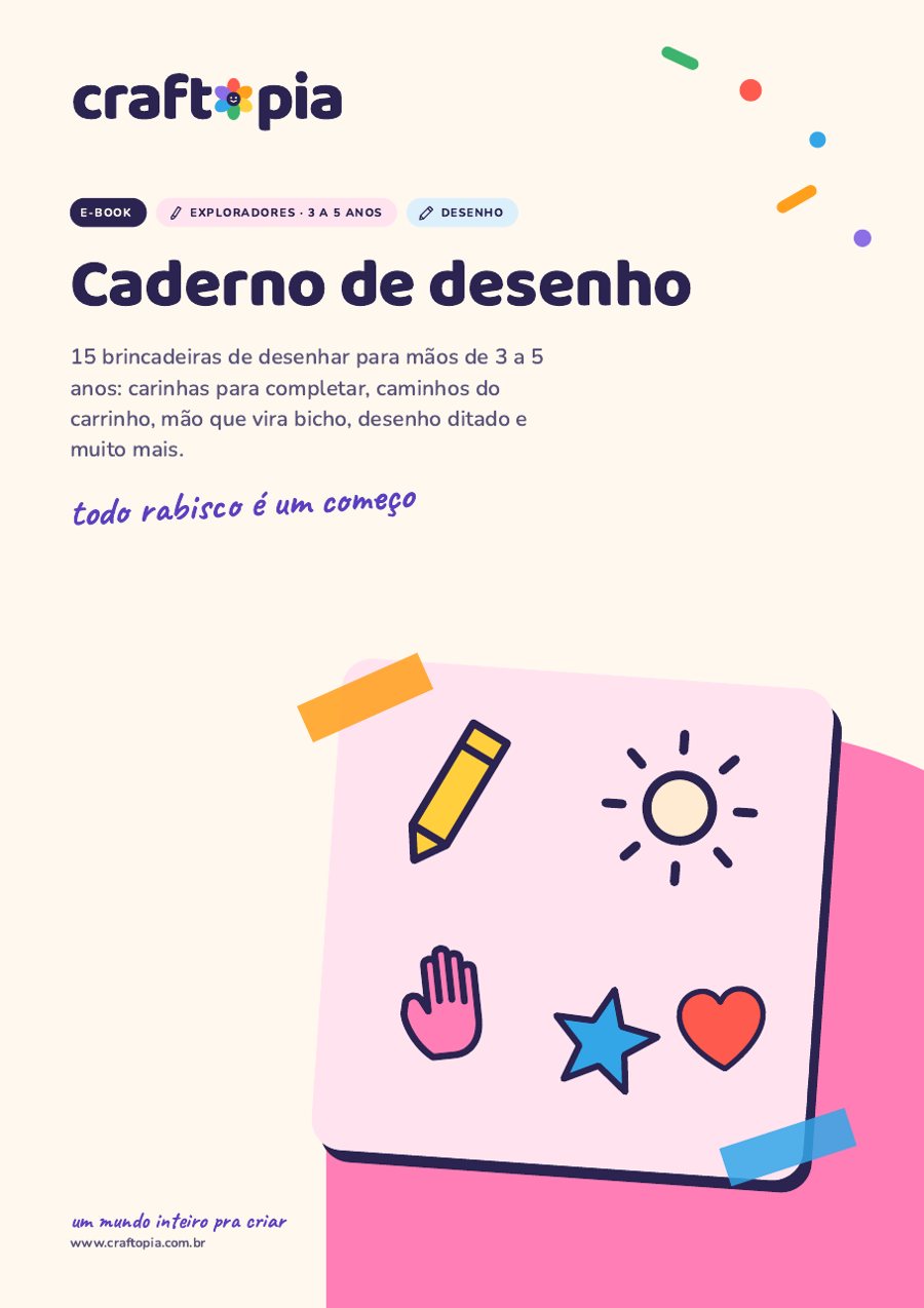 Capa de Caderno de desenho para exploradores