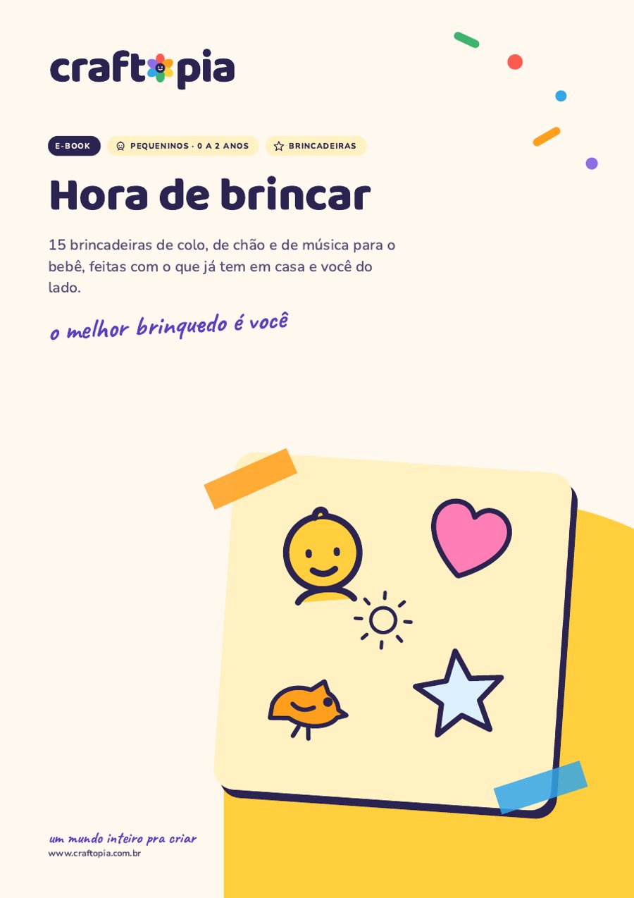 Página 1 de amostra de Hora de brincar para pequeninos