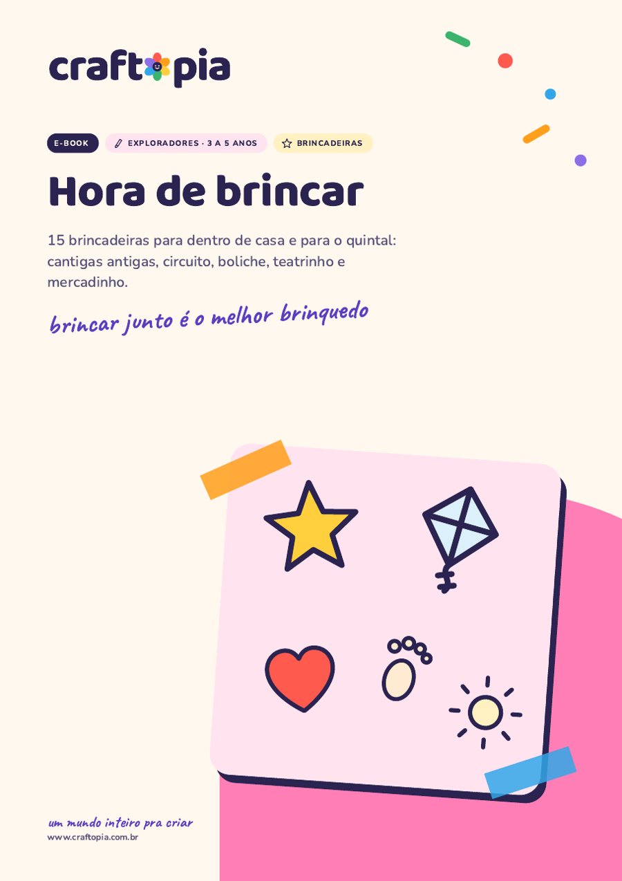Página 1 de amostra de Hora de brincar para exploradores