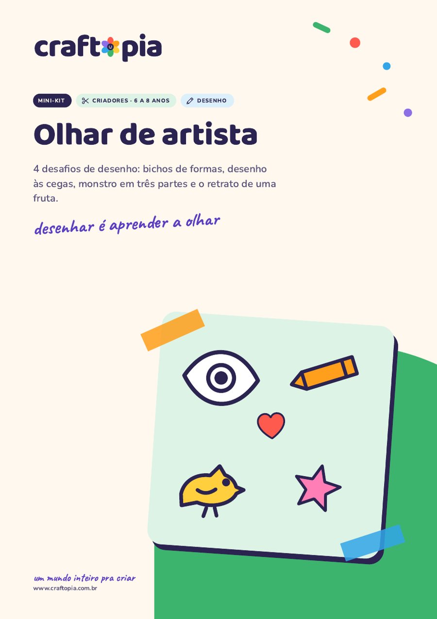 Página 1 de amostra de Olhar de artista