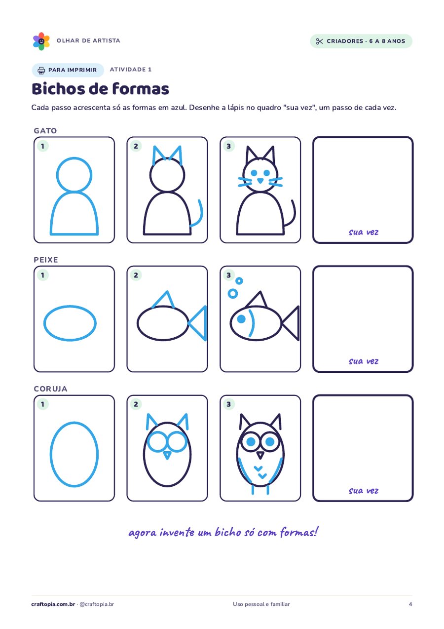 Página 3 de amostra de Olhar de artista