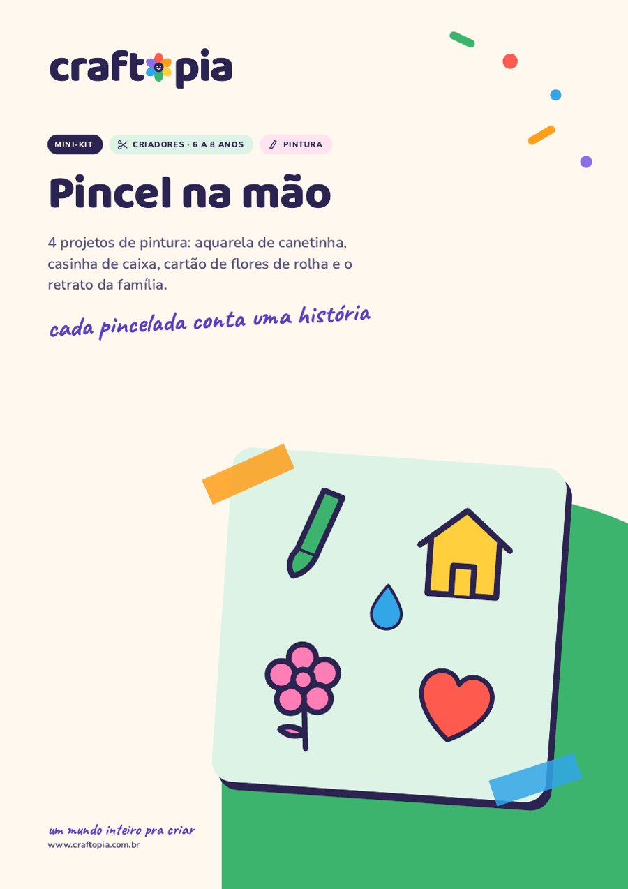Página 1 de amostra de Pincel na mão