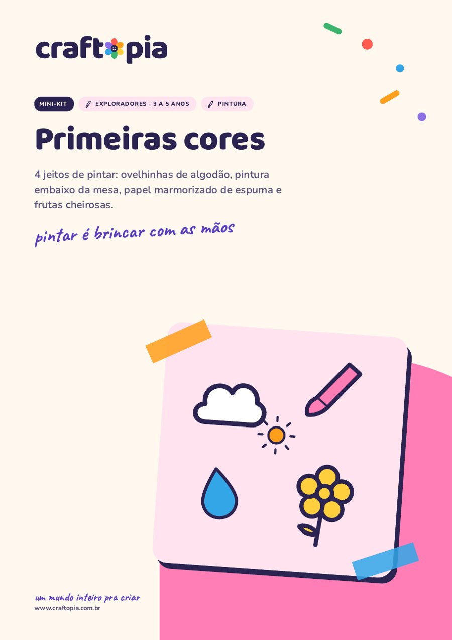 Página 1 de amostra de Primeiras cores