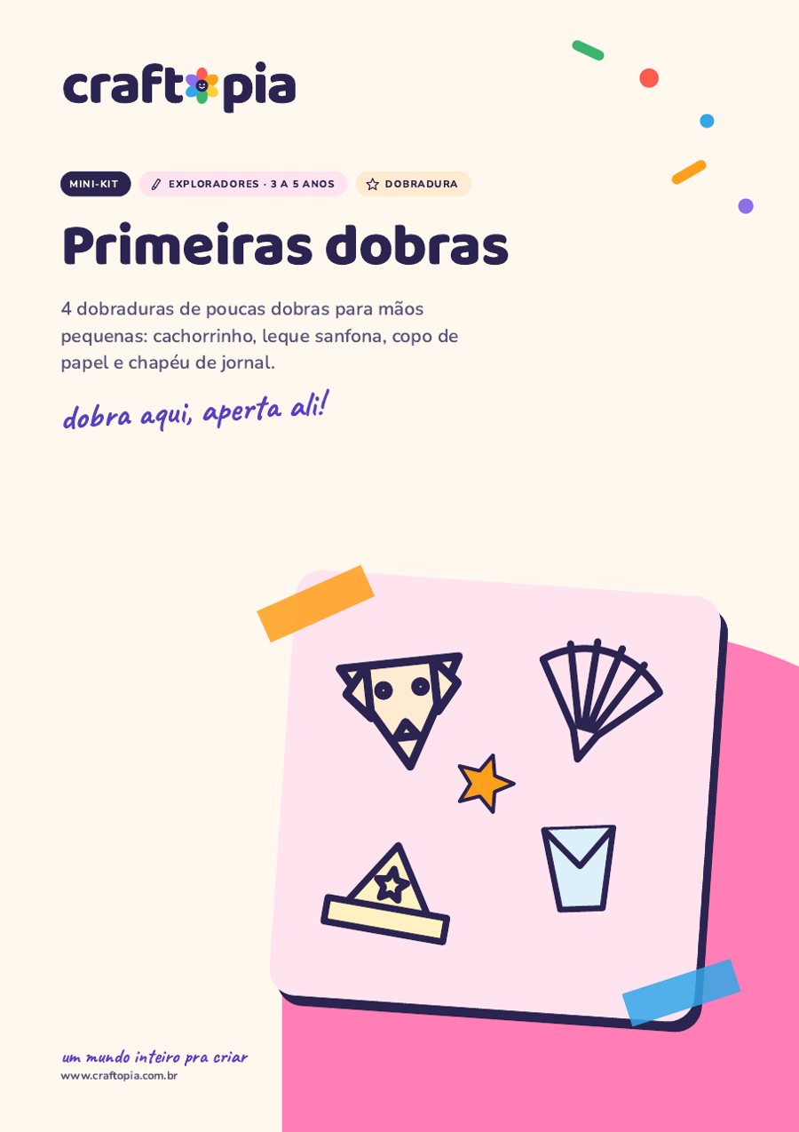 Página 1 de amostra de Primeiras dobras