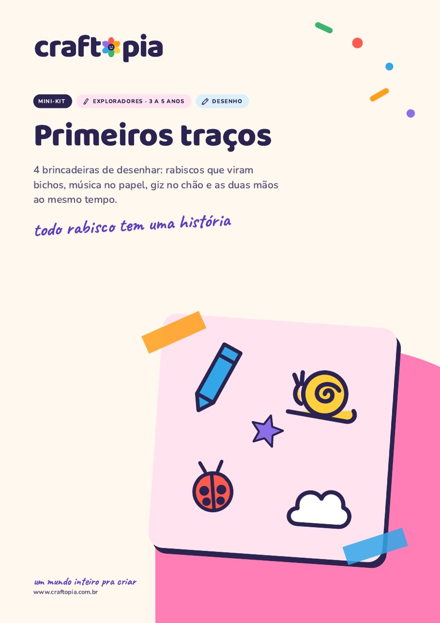 Página 1 de amostra de Primeiros traços