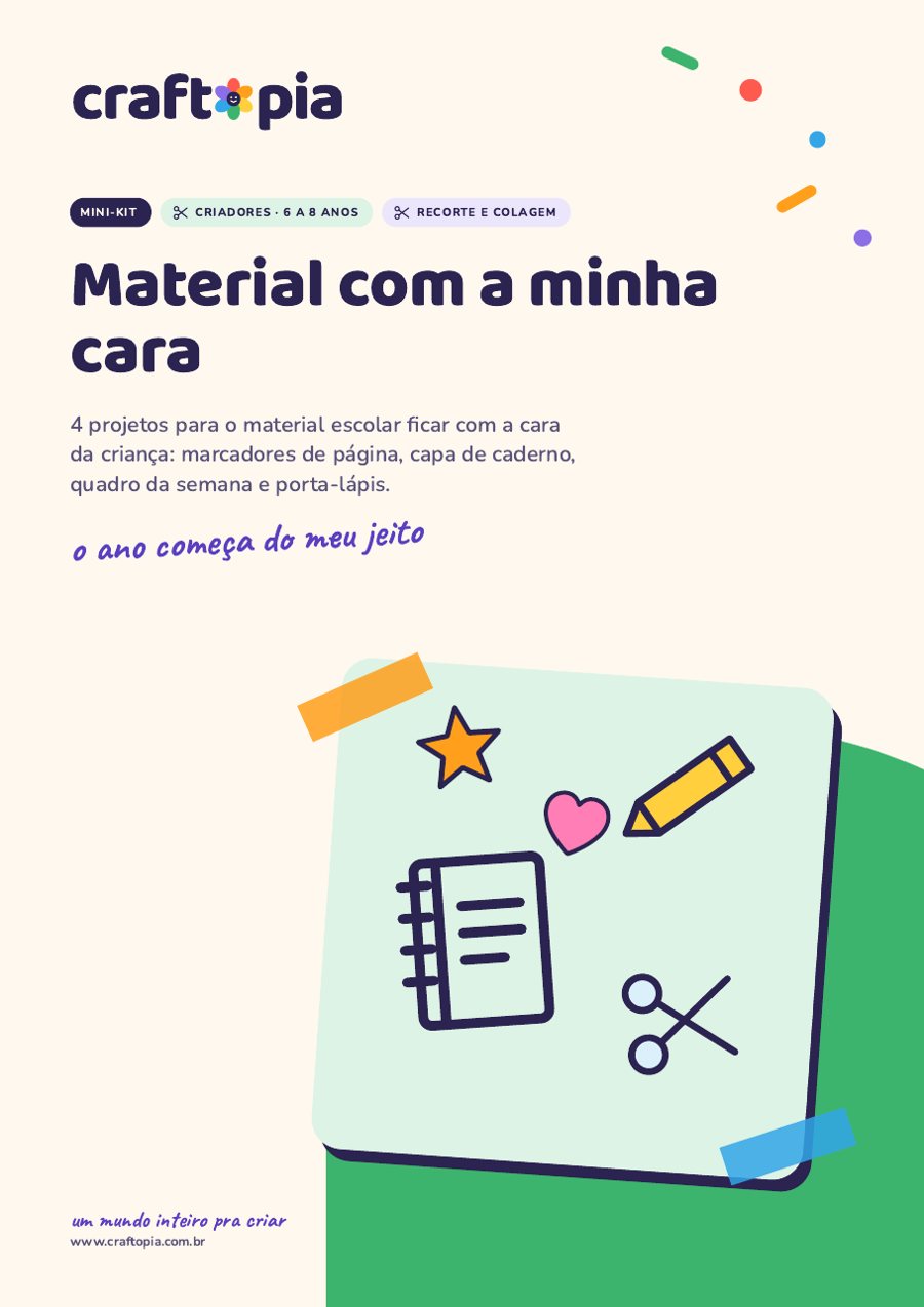 Página 1 de amostra de Material com a minha cara
